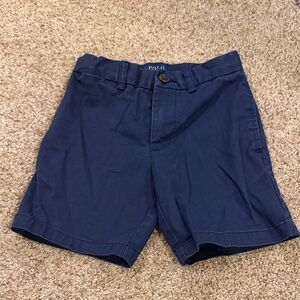 Polo by Ralph Lauren Men's Dark Blue Flat Front Shorts